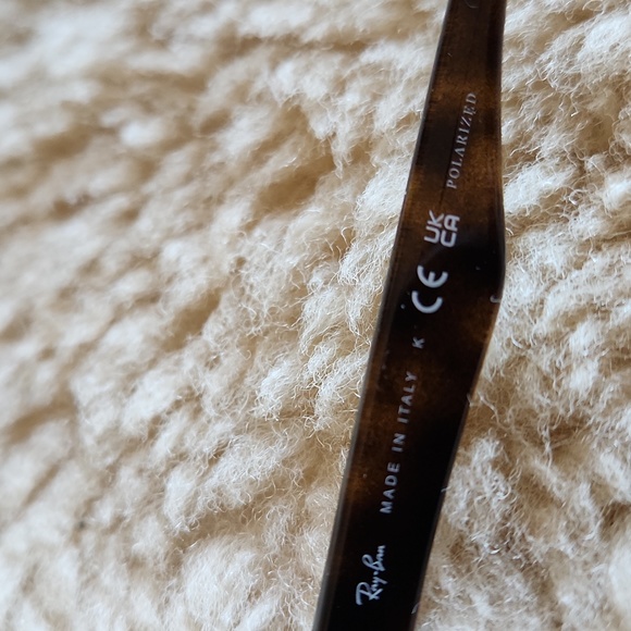 NWT IOB Ray-Ban Wayfarer Light Havana Polarized Sunglasses 👓 😎 - Picture 8 of 16